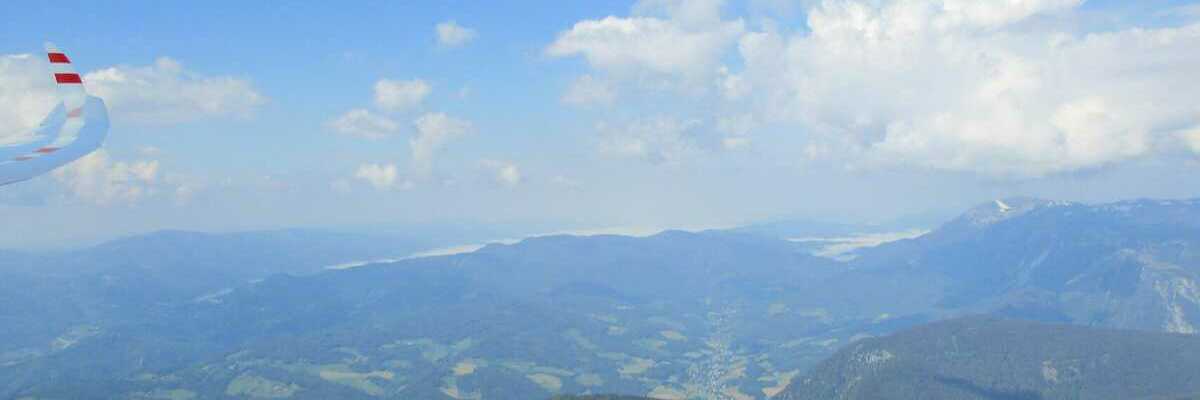 Flugwegposition um 07:18:02: Aufgenommen in der Nähe von Gemeinde Puchberg am Schneeberg, Österreich in 2023 Meter